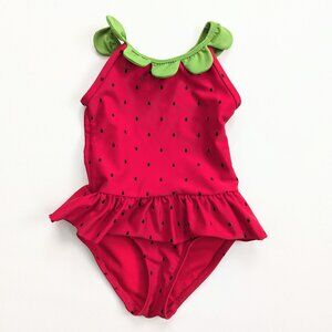 NWOT Gymboree Strawberry One Piece Swimsuit 4T